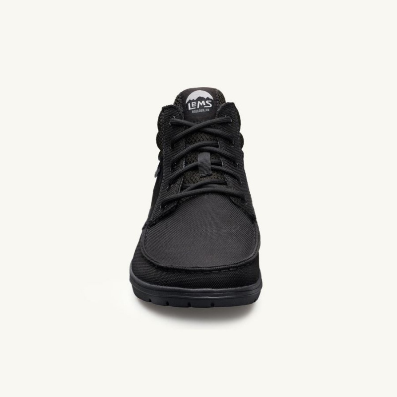 Lems Boulder Boot Mid Vegan Stiefel Damen Schwarz | CHMRKZVI