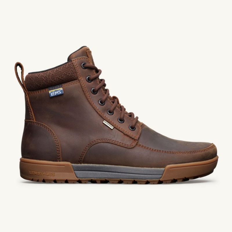 Lems Boulder Summit Wasserdichte Stiefel Herren Braun | CHLMYFGC
