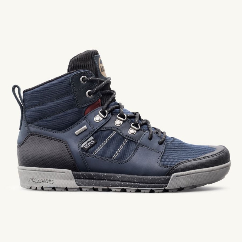 Lems Outlander Wasserdichte Boot Stiefel Damen Navy | CHTUBJSA